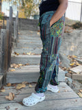 Thick Patchwork Pants Bohemian Summer Bright Comfy Men and Women Hippy Pants Hippie
