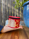 Red Root Chakra Singing Bowl High Vibrational Handmade Tibetan Chakra Bowl