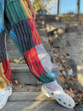 Cute patchwork Harem Pants Comfy Joggers