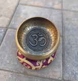 Handcrafted OM Singing Bowl High Vibrational Tibetan Bowl