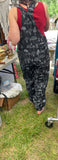 Mushroom print Overalls Hippie Pants Boohoo Pants Vacation Gifts for your love one