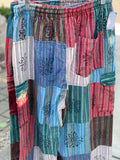 Patchwork Pants Bohemian Summer Bright Comfy Men and Women Hippy Pants