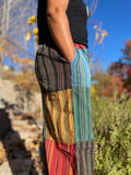 Cute patchwork Harem Pants Comfy Joggers