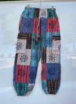 Patchwork Pants Bohemian Summer Bright Comfy Men and Women Hippy Pants