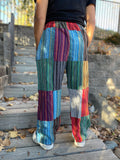 Cute patchwork Harem Pants Comfy Joggers