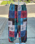 Patchwork Pants Bohemian Summer Bright Comfy Men and Women Hippy Pants