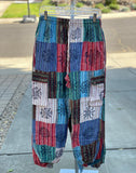 Patchwork Pants Bohemian Summer Bright Comfy Men and Women Hippy Pants