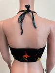 Tie dye summer travels comfy hippie bohemian spandex  shoft crop top
