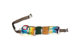 Six-Pocket Tie-Dye Design Utility Fanny Pack