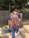 Boho Casual Patchwork Backpack Eco-Friendly Multi-Purpose Bag