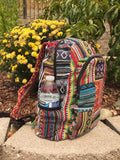 Boho Casual Patchwork Backpack Eco-Friendly Multi-Purpose Bag