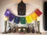 Altar decor. Meditation decor. Singing bowl decor. Chakra decor.