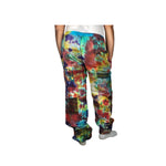Tie Dye Patchwork Joggers Stonewash Yoga Pants