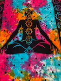 yoga chakra  tiedie  yoga man