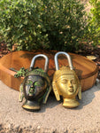 Brass Antique Lock Buddha Padlock Vintage Lock