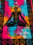 yoga chakra  tiedie  yoga man