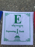 Peace Prayer Flag Tibetan Flag Wall Art Spiritual Decor Home