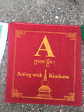 Peace Prayer Flag Tibetan Flag Wall Art Spiritual Decor Home