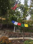 Peace Prayer Flag Tibetan Flag Wall Art Spiritual Decor Home