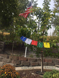 Peace Prayer Flag Tibetan Flag Wall Art Spiritual Decor Home