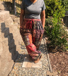 Cool Boho Stonewash Patchwork Pants Unisex Nepal Joggers