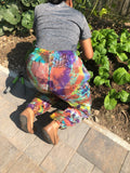 Tie Dye Patchwork Joggers Stonewash Yoga Pants