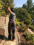 Boho Om Print Patchwork Cargo Pants Joggers