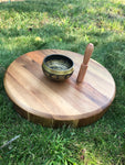 Mindfulness Black Simple Himalayan Singing Bowl Meditation, Stress Relief, Yoga, Relaxation, Sound Therapy, Chakra Balance, Self-Care |