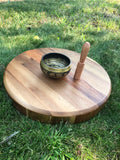 Mindfulness Black Simple Himalayan Singing Bowl Meditation, Stress Relief, Yoga, Relaxation, Sound Therapy, Chakra Balance, Self-Care |