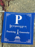 Peace Prayer Flag Tibetan Flag Wall Art Spiritual Decor Home