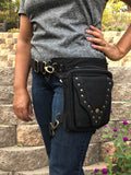 4-Pocket Maroon Green Black FANNY PACK Shoulder Bag Cute Mini Purse