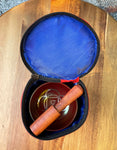 Red Root Chakra Singing Bowl High Vibrational Handmade Tibetan Chakra Bowl