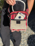 Hemp green Gheri Camera Bag Handmade For Men and Women