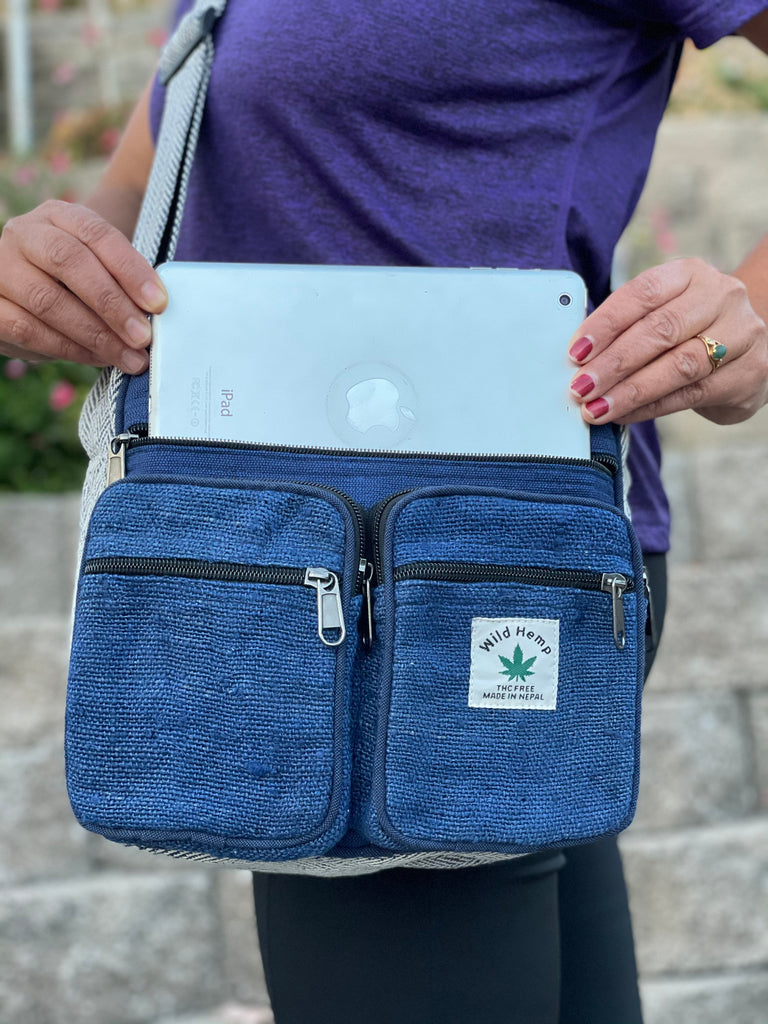 crossbody travel bag ipad Wild hemp Unique Unisex Shoulder Cross Body Ipad Laptop Travel Bag