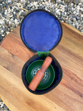 Green Heart Chakra Singing Bowl High Vibrational Handmade Tibetan Bowl