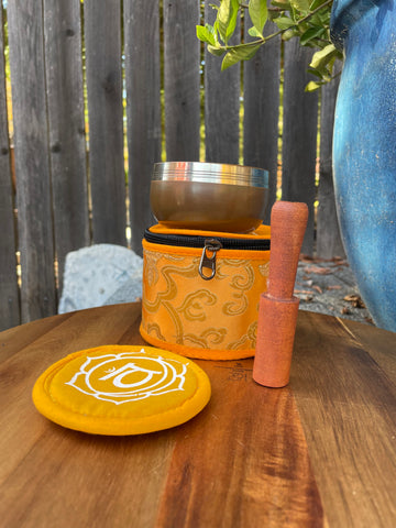 High Vibrational Sacral Chakra Orange Singing Bowl