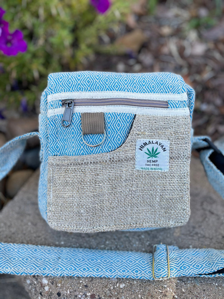 Core Hemp Crossbody Messenger Bag - ॐ Boho