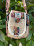 Hemp green Gheri Camera Bag Handmade For Men and Women
