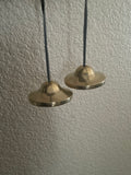 OM symbol hand carved Tingsha Bells Tingsha Cymbals