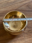 High Vibrational Shiny Tibetan Singing Bowl Small Travel Size Meditation