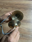 Shiny Gold Big OM symbol Tingsha Bells  Cymbals Hand carved om