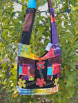 Colorful Flower Patchwork Boho Shoulder Bag Cross Body Bag