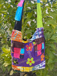 Colorful Flower Patchwork Boho Shoulder Bag Cross Body Bag