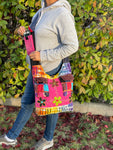 Colorful Flower Patchwork Boho Shoulder Bag Cross Body Bag